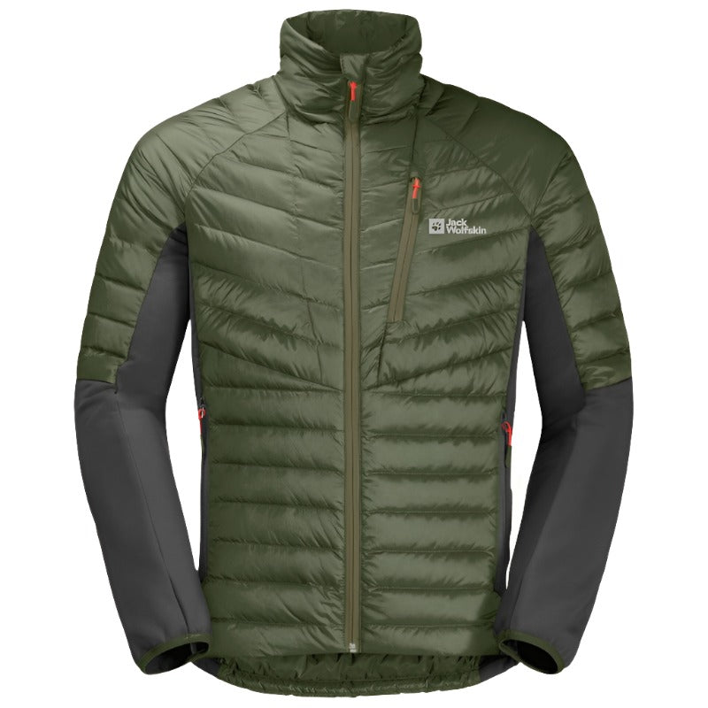 Jack Wolfskin Nebelhorn Men s Down Hybrid Jacket Greenwood M Greenwood