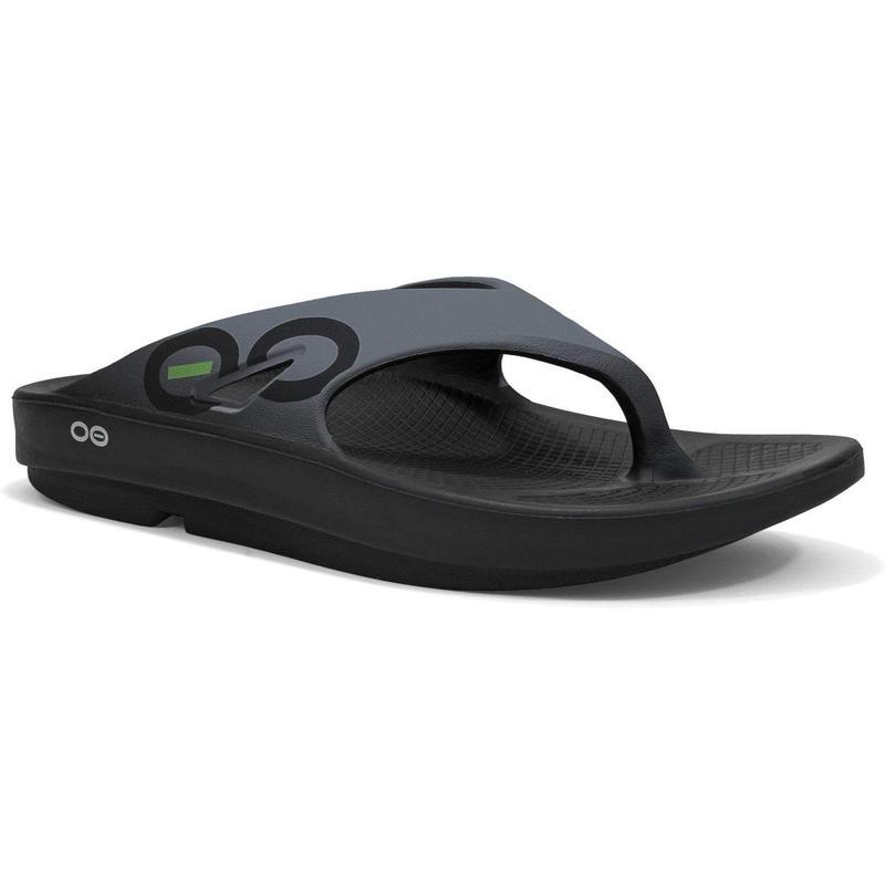 Men's oofos flip flops deals