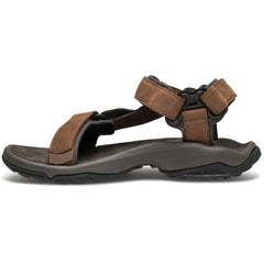 Teva Terra Fi Lite Leather Men's Walking Sandals - Brown.4