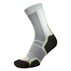 1000 Mile Trek Socks - Twin Pack Men's - Black/Orange/Green 3