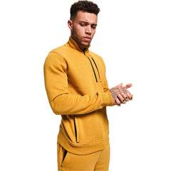 Original Creator Half Zip Unisex Jumper - Tumeric Yellow