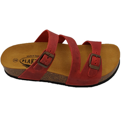 Plakton Seville Mid Women's Sandal - Rojo Red-outback trading 2