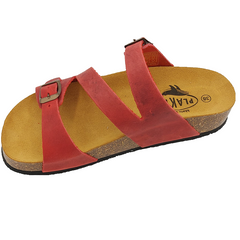 Plakton Seville Mid Women's Sandal - Rojo Red-outback trading 3