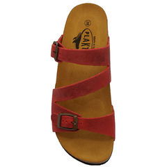 Plakton Seville Mid Women's Sandal - Rojo Red-outback trading 4