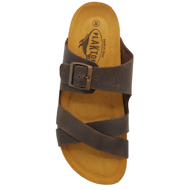 Plakton Elche Women's Sandal - Brown-outback trading-3