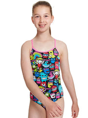 Rascals Bella Crossback Girls Swimming Costume