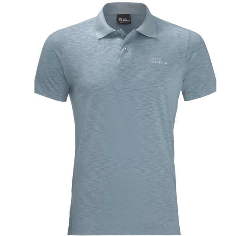 Jack Wolfskin Travel Polo Men's Shirt - Citadel Blue-outback trading-3