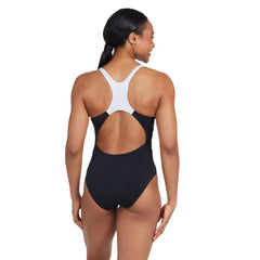 ZOGGS Juliet Ladies Actionback Swimming Costume - Black/White.3