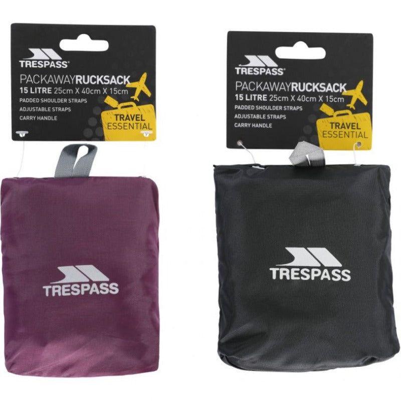 Trespass Reverse Packaway Rucksack 11