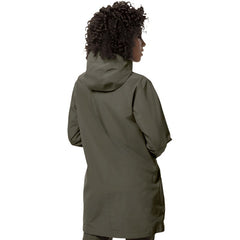 Jack Wolfskin JWP Pack & Go Long Women's Coat - Grape Leaf-Waterproof Jackets for Women-Outback Trading
