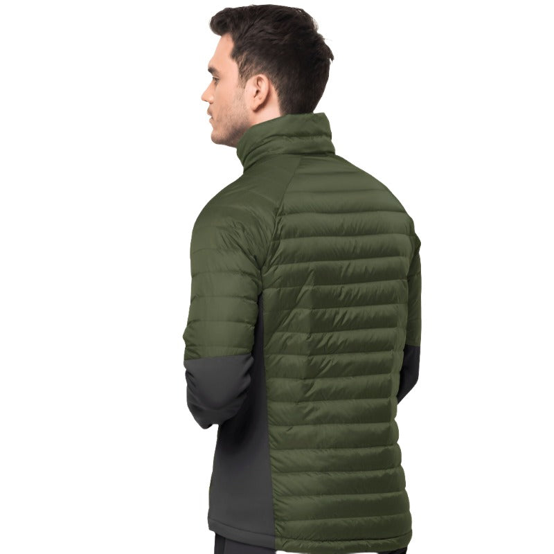 Jack Wolfskin Nebelhorn Men's Down Hybrid Jacket - Greenwood-Outback Trading-3