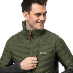 Jack Wolfskin Nebelhorn Men's Down Hybrid Jacket - Greenwood-Outback Trading-4