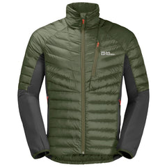 Jack Wolfskin Nebelhorn Men's Down Hybrid Jacket - Greenwood-Outback Trading-1