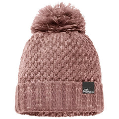 Jack Wolfskin Highloft Knit Women's  Beanie Hat - Afterglow-Outback Trading.2