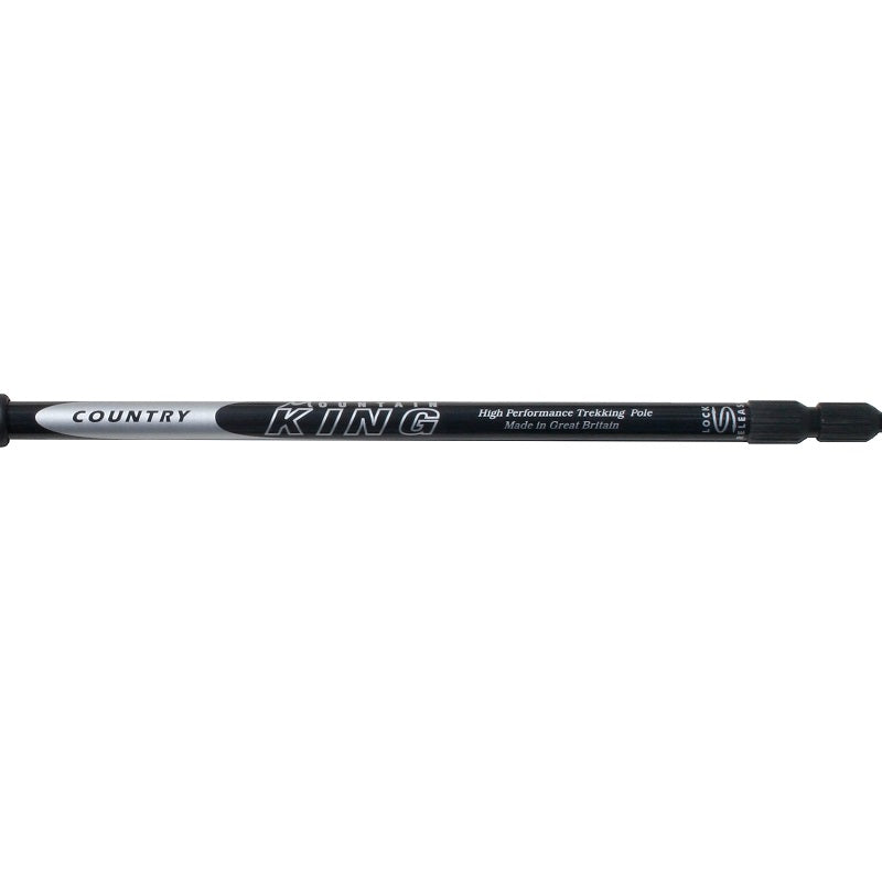 Mountain King Country Walking Pole with Handle - Black.2