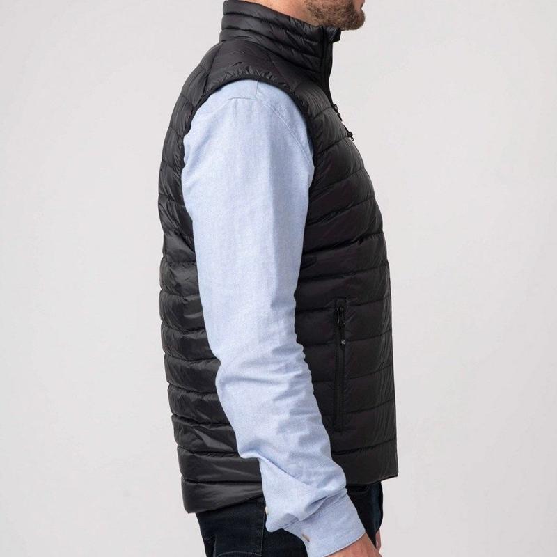 Mac In A Sac Alpine Down Mens Gilet - Black-Gilets-Outback Trading