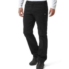 Craghoppers Men's Kiwi Pro Convertible Trousers - Black-Active Trousers-Outback Trading