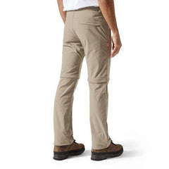 Craghoppers NosiLife Pro Men's Trek Convertible Walking Trousers - Pebble-Active Trousers-Outback Trading