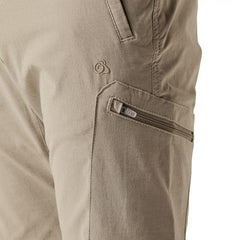 Craghoppers NosiLife Pro Men's Trek Convertible Walking Trousers - Pebble-Active Trousers-Outback Trading