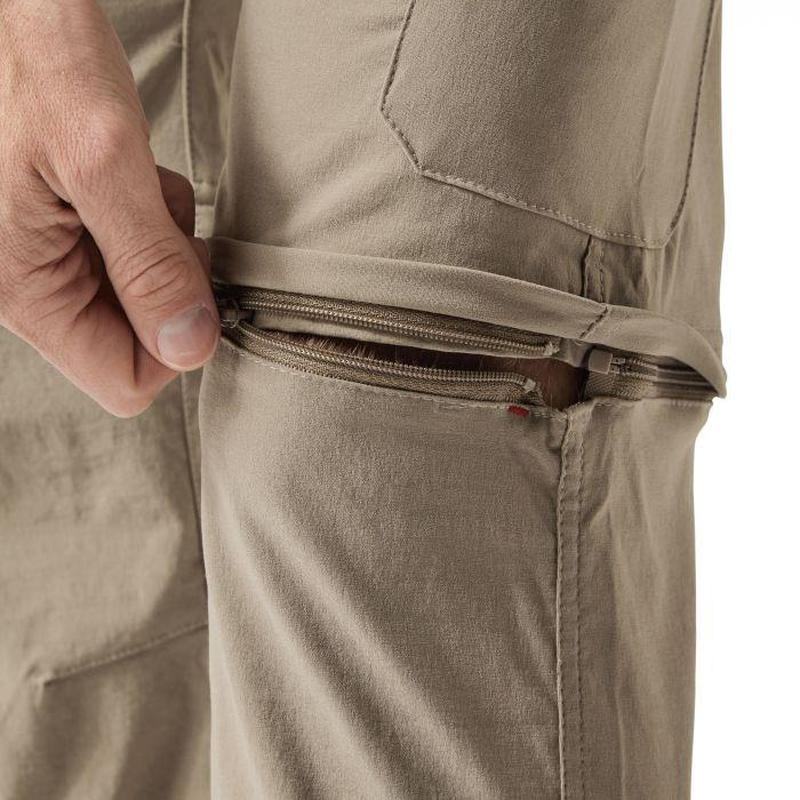 Craghoppers NosiLife Pro Men's Trek Convertible Walking Trousers - Pebble-Active Trousers-Outback Trading