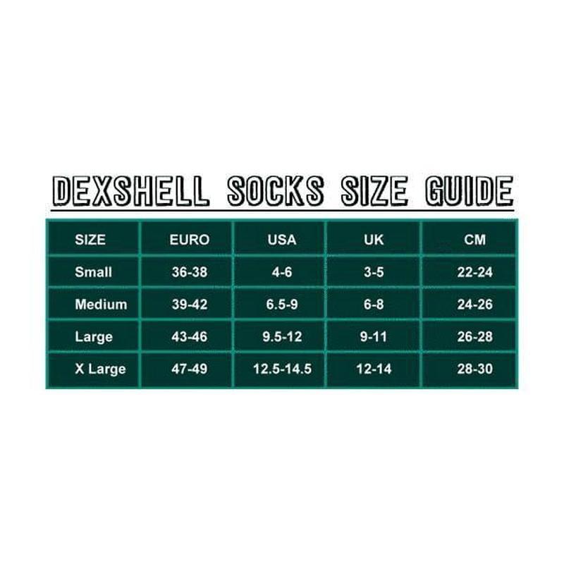 DexShell Coolvent Waterproof Breathable 4-Way Stretch Socks - Aqua-Socks-Outback Trading