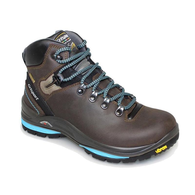 Grisport Lady Glide Waterproof Walking Boot - Brown-Walking Shoes-Outback Trading