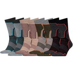 HEAD Hiking Crew Unisex Socks Brown - 2 Pack-Socks-Outback Trading