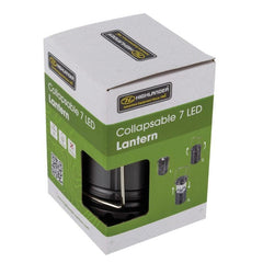 Highlander 7 LED Collapsible Lantern - Grey-Camping Lights & Lanterns-Outback Trading