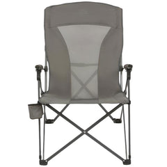 Highlander Balvenie Reclining Camping Chair - Charcoal-Camping Chairs-Outback Trading