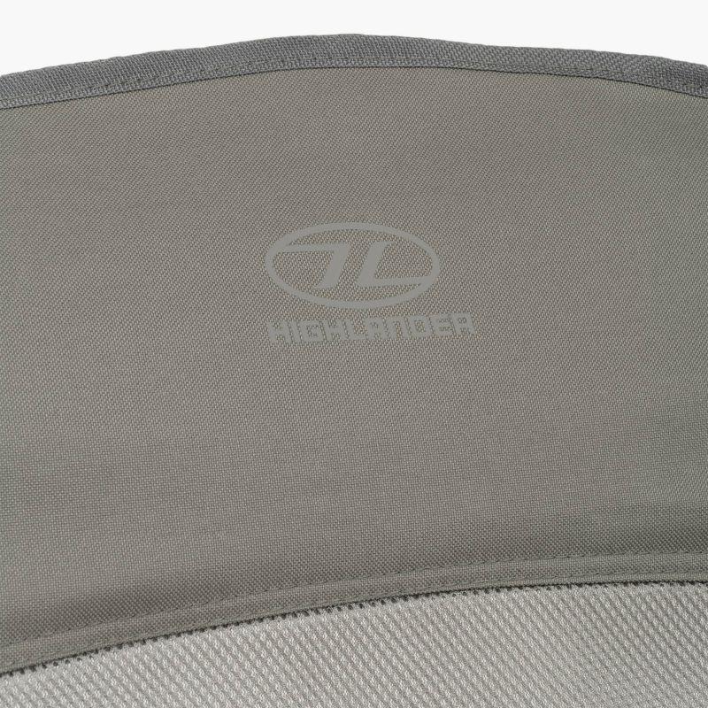 Highlander Balvenie Reclining Camping Chair - Charcoal-Camping Chairs-Outback Trading