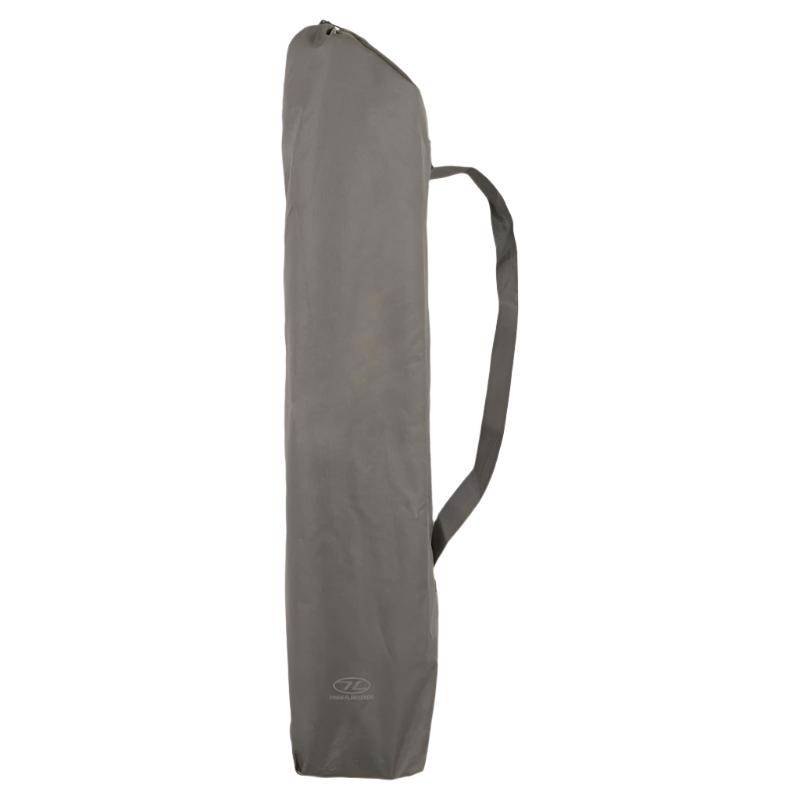 Highlander Balvenie Reclining Camping Chair - Charcoal-Camping Chairs-Outback Trading