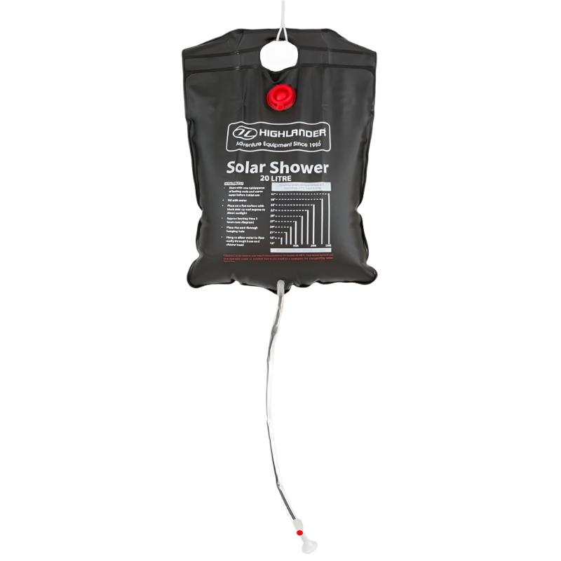 Highlander Solar Shower 20L-Solar Shower-Outback Trading