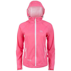 Highlander Stow & Go Women's Waterproof Pack-Away Jacket - Pink-Waterproof Jackets-Outback Trading