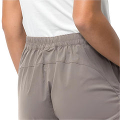 Jack Wolfskin Activate Light Women's 3/4 Length Trousers - Moon Rock-Shorts-Outback Trading