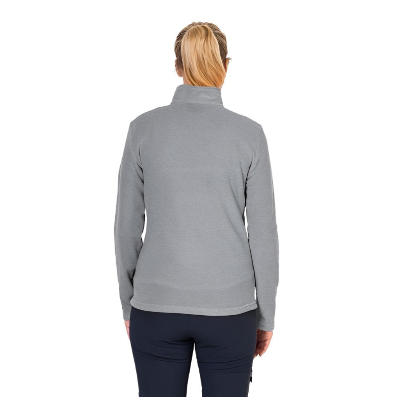 Jack Wolfskin Gecko Women s 1 4 Zip Fleece Slate Grey XS Slate Grey