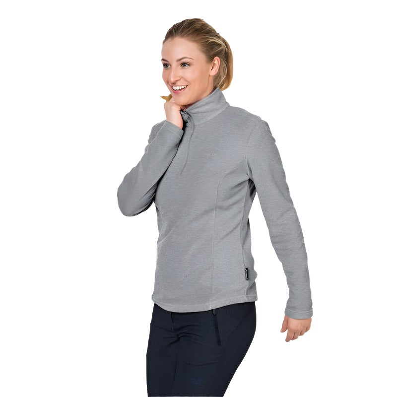 Jack Wolfskin Gecko Women s 1 4 Zip Fleece Slate Grey XS Slate Grey