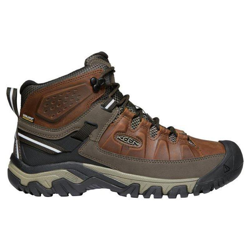 Keen Targhee III Mid Men's Waterproof Walking Boots - Chestnut/Mulch-Walking Boots-Outback Trading