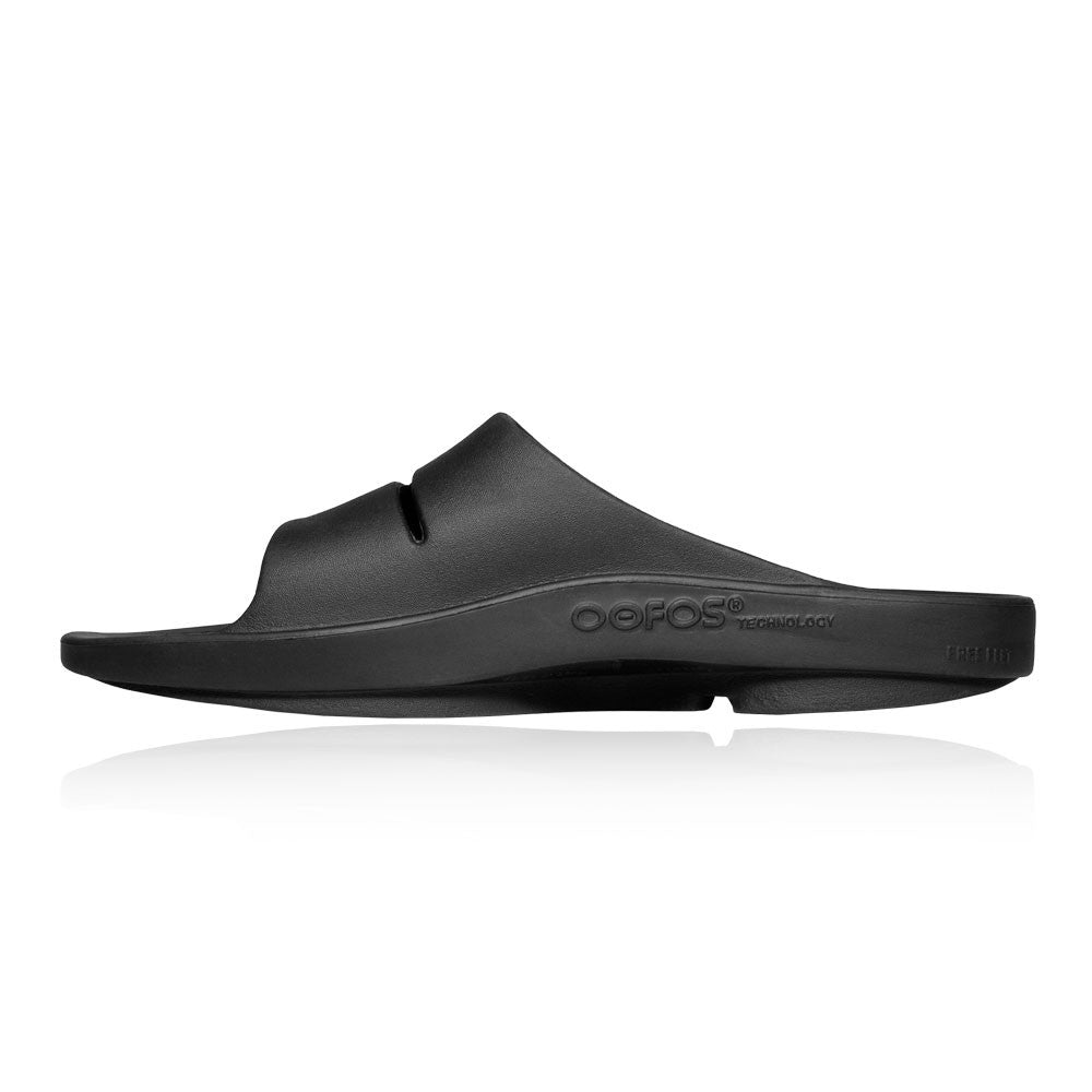 Oofos Ooahh Unisex Sliders - Black 4