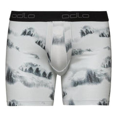 Odlo Men's Active Everyday Boxers 2-Pack - Black/Landscape-Active Undergarments-Outback Trading