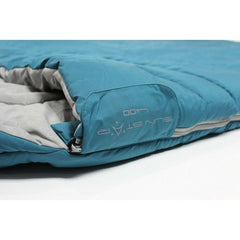 Outdoor Revolution Sunstar 400 Double Square Sleeping Bag - Blue Coral-Sleeping Bags-Outback Trading