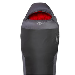 Highlander Serenity 350 Single Sleeping Bag - Charcoal-Sleeping Bags-Outback Trading