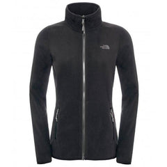 The North Face Women's 100 Glacier Full Zip Fleece Jacket Black-Fleeces Full Zip-Outback Trading