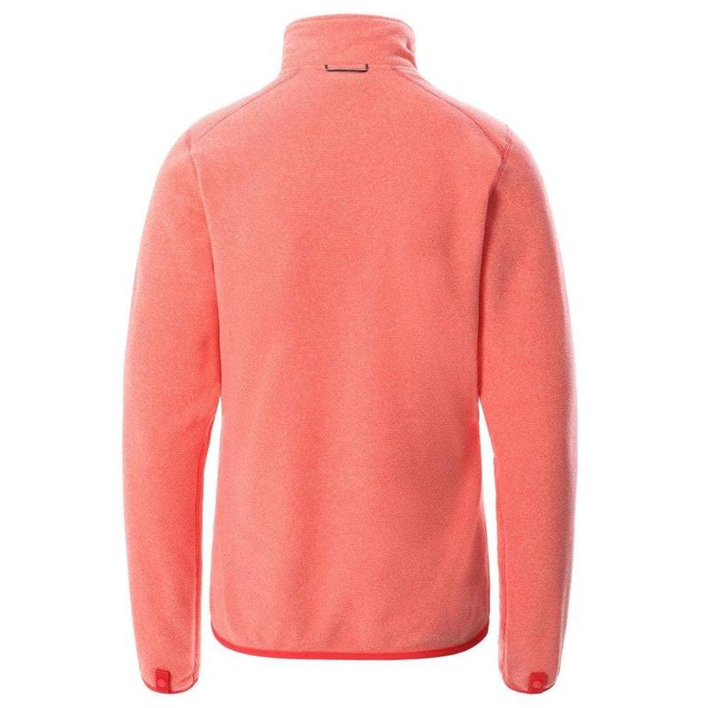 The North Face Women's 100 Glacier Full Zip Fleece Jacket - Horizon Red/Pearl Blush-Fleeces Full Zip-Outback Trading