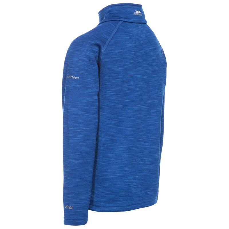 Trespass Children's Edvin Fleece - Blue-Fleeces 1/4 Zip-Outback Trading