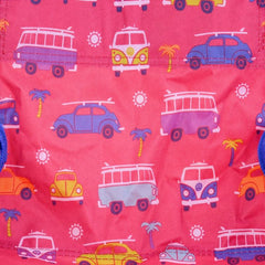 VW Kids Camping Chair Volkswagen Print - Red-Camping Chairs-Outback Trading