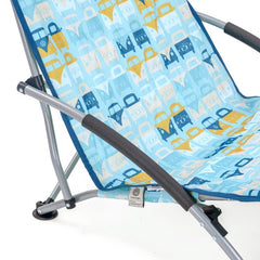VW Low beach/Camping Chair - Volkswagen Print-Camping Chairs-Outback Trading