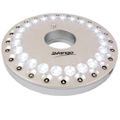 Vango 48 LED Light Disc - Silver-Camping Lights & Lanterns-Outback Trading