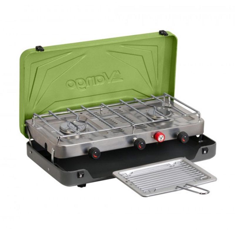 Vango Combi IR Infrared Grill Cooker - Herbal-Camping Cookware & Dinnerware-Outback Trading