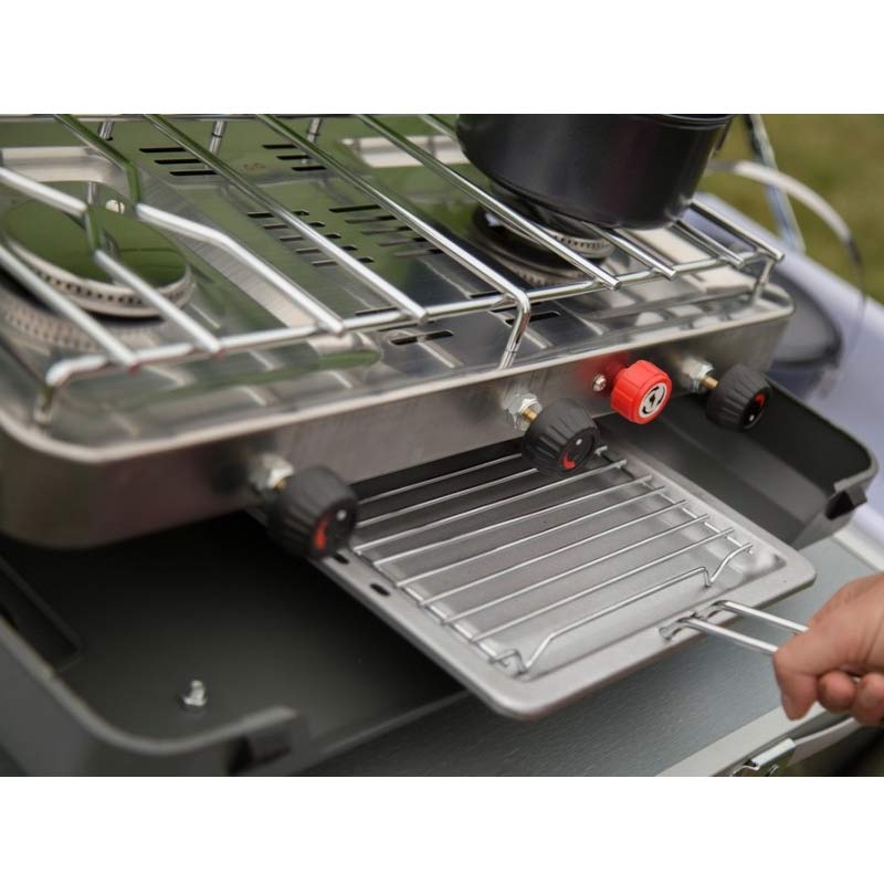 Vango Combi IR Infrared Grill Cooker - Herbal-Camping Cookware & Dinnerware-Outback Trading