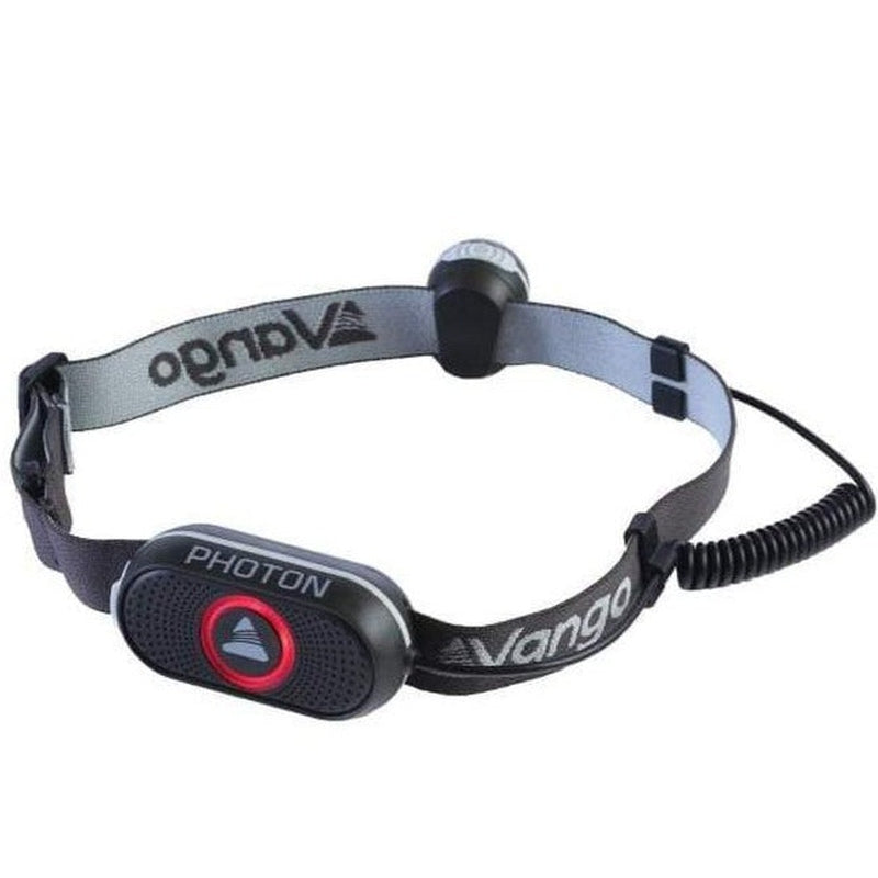 Vango Photon 150 Lumen Head Torch Carbide Grey/Light Grey-Torches & Headlamps-Outback Trading